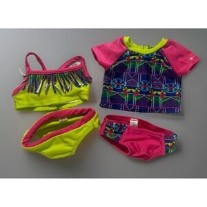American Girl of the Year 2016 LEA Mix and Match Swim Set 4 Pieces Swimsuits